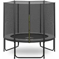 Magic Circle Pro Trampoline Rand Flat to the Ground Grey 244 cm
