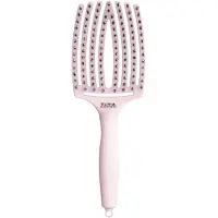 Olivia Garden Finger Brush Combo Medium Pastel Pink Haarborstel - Large