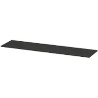 Ink Topdeck 45 Topblad T.b.v. Onderkast - 180x45x1,6cm - MDF - Mat Antraciet - Badkamermeubels, Wastafelbladen - 8718835050764