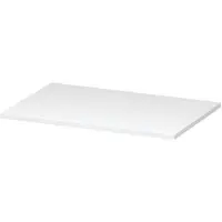 Ink Topdeck 45 Topblad T.b.v. Onderkast - 70x45x1,6cm - MDF - Mat Wit - Badkamermeubels, Wastafelbladen - 8718835022112