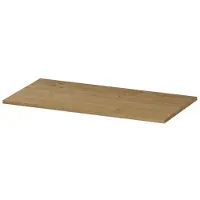 Ink Topdeck 45 Topblad T.b.v. Onderkast - 90x45x1,6cm - Fineer - Natur - Badkamermeubels, Wastafelbladen - 8718835088989