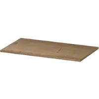 Ink Topdeck 45 Topblad T.b.v. Onderkast - 80x45x1,6cm - Fineer - Fineer Ash Grey - Badkamermeubels, Wastafelbladen - 8718835088958
