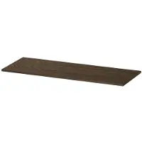 Ink Topdeck 45 Topblad T.b.v. Onderkast - 120x45x1,6cm - Massief Eiken - Charcoal - Badkamermeubels, Wastafelbladen - 8718835103323