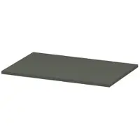 Ink Topdeck 45 Topblad T.b.v. Onderkast - 70x45x1,6cm - MDF - Mat Beton Groen - Badkamermeubels, Wastafelbladen - 8718835076269