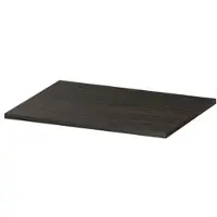 Ink Topdeck 45 Topblad T.b.v. Onderkast - 60x45x1,6cm - MFC - Intens Eiken - Badkamermeubels, Wastafelbladen - 8718835094331