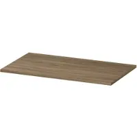 Ink Topdeck 45 Topblad T.b.v. Onderkast - 80x45x1,6cm - MFC - Zuiver Eiken - Badkamermeubels, Wastafelbladen - 8718835094362