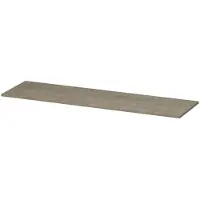 Ink Topdeck 45 Topblad T.b.v. Onderkast - 160x45x1,6cm - MFC - Greige Eiken - Badkamermeubels, Wastafelbladen - 8718835050696