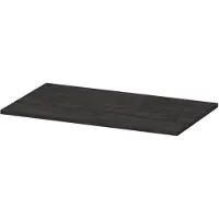 Ink Topdeck 45 Topblad T.b.v. Onderkast - 80x45x1,6cm - MFC - Houtskool Eiken - Badkamermeubels, Wastafelbladen - 8718835043742