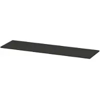 Ink Topdeck 45 Topblad T.b.v. Onderkast - 160x45x1,6cm - MDF - Mat Antraciet - Badkamermeubels, Wastafelbladen - 8718835050757