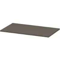 Ink Topdeck 45 Topblad T.b.v. Onderkast - 80x45x1,6cm - MDF - Mat Taupe - Badkamermeubels, Wastafelbladen - 8718835051396