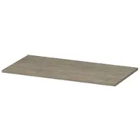 Ink Topdeck 45 Topblad T.b.v. Onderkast - 90x45x1,6cm - MFC - Greige Eiken - Badkamermeubels, Wastafelbladen - 8718835043797