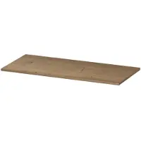 Ink Topdeck 45 Topblad T.b.v. Onderkast - 100x45x1,6cm - Fineer - Fineer Ash Grey - Badkamermeubels, Wastafelbladen - 8718835089054