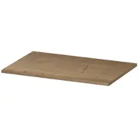 Ink Topdeck 45 Topblad T.b.v. Onderkast - 70x45x1,6cm - Fineer - Fineer Ash Grey - Badkamermeubels, Wastafelbladen - 8718835088903