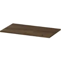 Ink Topdeck 45 Topblad T.b.v. Onderkast - 80x45x1,6cm - Fineer - Fineer Chocolate - Badkamermeubels, Wastafelbladen - 8718835088965