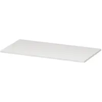 Ink Topdeck 45 Topblad T.b.v. Onderkast - 90x45x1,6cm - MDF - Mat Wit - Badkamermeubels, Wastafelbladen - 8718835022174