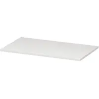 Ink Topdeck 45 Topblad T.b.v. Onderkast - 80x45x1,6cm - MDF - Hoogglans Wit - Badkamermeubels, Wastafelbladen - 8718835051433