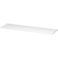 Ink Topdeck 45 Topblad T.b.v. Onderkast - 160x45x1,6cm - MDF - Mat Wit - Badkamermeubels, Wastafelbladen - 8718835050733