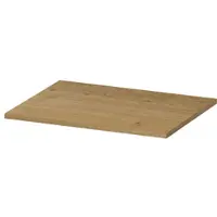 Ink Topdeck 45 Topblad T.b.v. Onderkast - 60x45x1,6cm - Fineer - Natur - Badkamermeubels, Wastafelbladen - 8718835088835