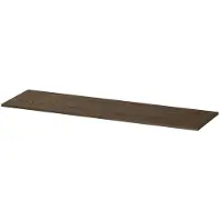 Ink Topdeck 45 Topblad T.b.v. Onderkast - 160x45x1,6cm - Massief Eiken - Charcoal - Badkamermeubels, Wastafelbladen - 8718835103385