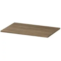 Ink Topdeck 45 Topblad T.b.v. Onderkast - 70x45x1,6cm - MFC - Zuiver Eiken - Badkamermeubels, Wastafelbladen - 8718835094348