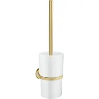 Smedbo Home Toiletborstelhouder - Mat Goud - Messing - Accessoires, Toilet accessoires, Toiletborstelhouders - 7391447093513