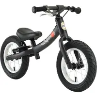 Bikestar Sport, meegroei loopfiets, 12 inch, zwart unisex