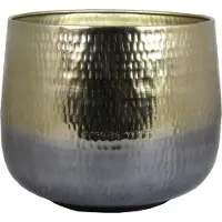 Floran Plantenpot Athene - goudkleurig - D21 x H16 cm - binnen gebruik - bloempot