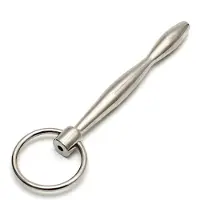 Rimba - Holle Urethral - Plasbuig Plug Met trekring
