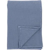 Organic Home Plaid Savanna Sea Blue-120 x 170 cm