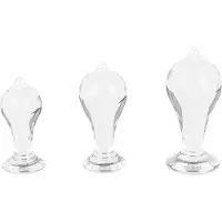 EIS , dildo, sensuele set anaalplugs, 3 maten, acryl, trainingsset