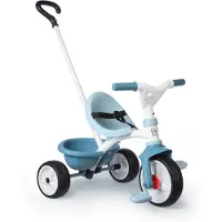 Smoby Be Move Blauw - Driewieler met duwstang