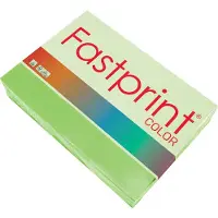 Fastprint Kopieerpapier A4 120gr helgroen 250vel - 5 stuks