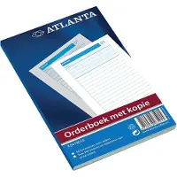 Djois Orderboek Atlanta Speciaal Gelinieerd Blauw, wit Speciaal 70 g/m² 2 à 50 Vellen