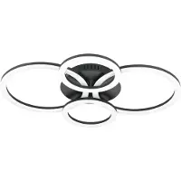 Eglo Plafondlamp Parrapos-z Zwart 41w