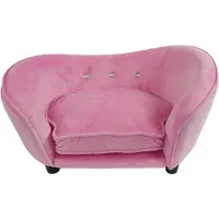 ENCHANTED PET Enchanted hondenmand / sofa ultra pluche snuggle licht roze (68X41X38 CM)