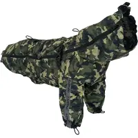 Croci regenjas hiking go mimetic camouflage groen