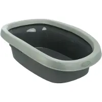 Trixie Be Eco Carlo kattenbak met rand - L 58 x B 38 x H 17 cm
