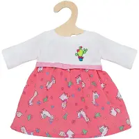 Heless Poppenkleding Alpaca Oscar Wit/roze 28 - 35 Cm