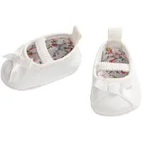 Heless Poppenschoenen Ballerina Meisjes 38-45 Cm Polyester Wit