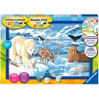 Ravensburger Schilderen op nr Op het ijs Hobbypakket