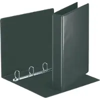 Esselte personaliseerbare ringmap, rug van 3,8 cm, 4 D-ringen van 20 mm, zwart - 3 stuks