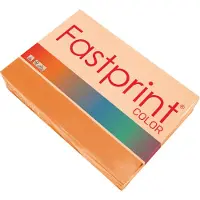 Quantore Kopieerpapier colour a4 120gr oranje | 5 stuks
