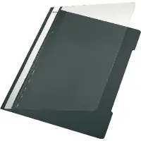 Leitz - Snelhechter standaard A4 PVC zwart | 1 stuk | 200 stuks