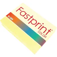 Quantore - Kopieerpapier A4 120gr kanariegeel 250vel | Pak a 250 vel | 5 stuks