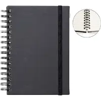 Quantore Notitieboek a5 sp lijn 192pg 80gr zwart | 3 stuks