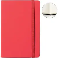 Quantore Notitieboek a5 lijn 192blz 80gr rood | 3 stuks