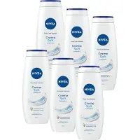 Nivea Crème Soft Douchecrème - Body Wash - Hydraterend met Amandelolie - Voordeelverpakking - 6 x 500 ml