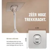 Deconet Ophangset Kleefhaakje (Set van 6)