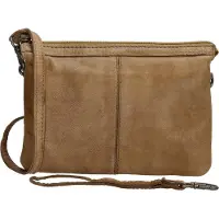 Beagles Leather Schoudertasje Maspalomas Taupe