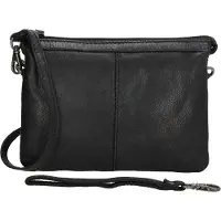 Beagles Leather Schoudertasje Maspalomas Zwart